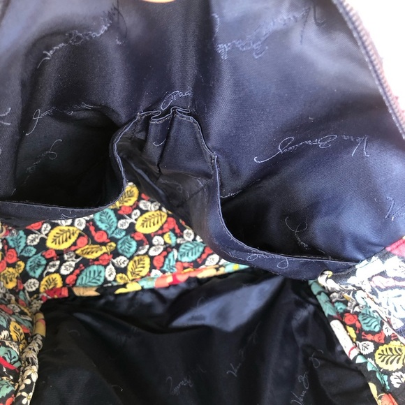 Vera Bradley Retired Multi Color Floral Quilt Medium Backpack - Picture 8 of 16